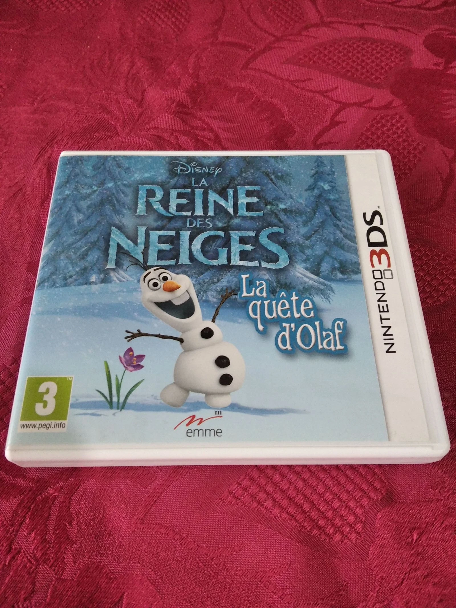 Jeu Nintendo 3DS La reine des neiges 